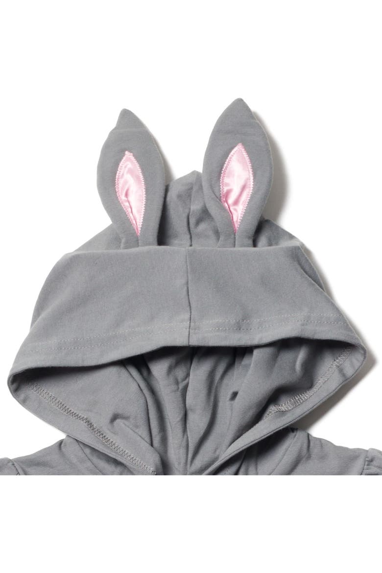 Buggs Bunny 2-Piece Hooded Tee and Leggings Set, Alternate, color, Bugs Bunny Grey Pink