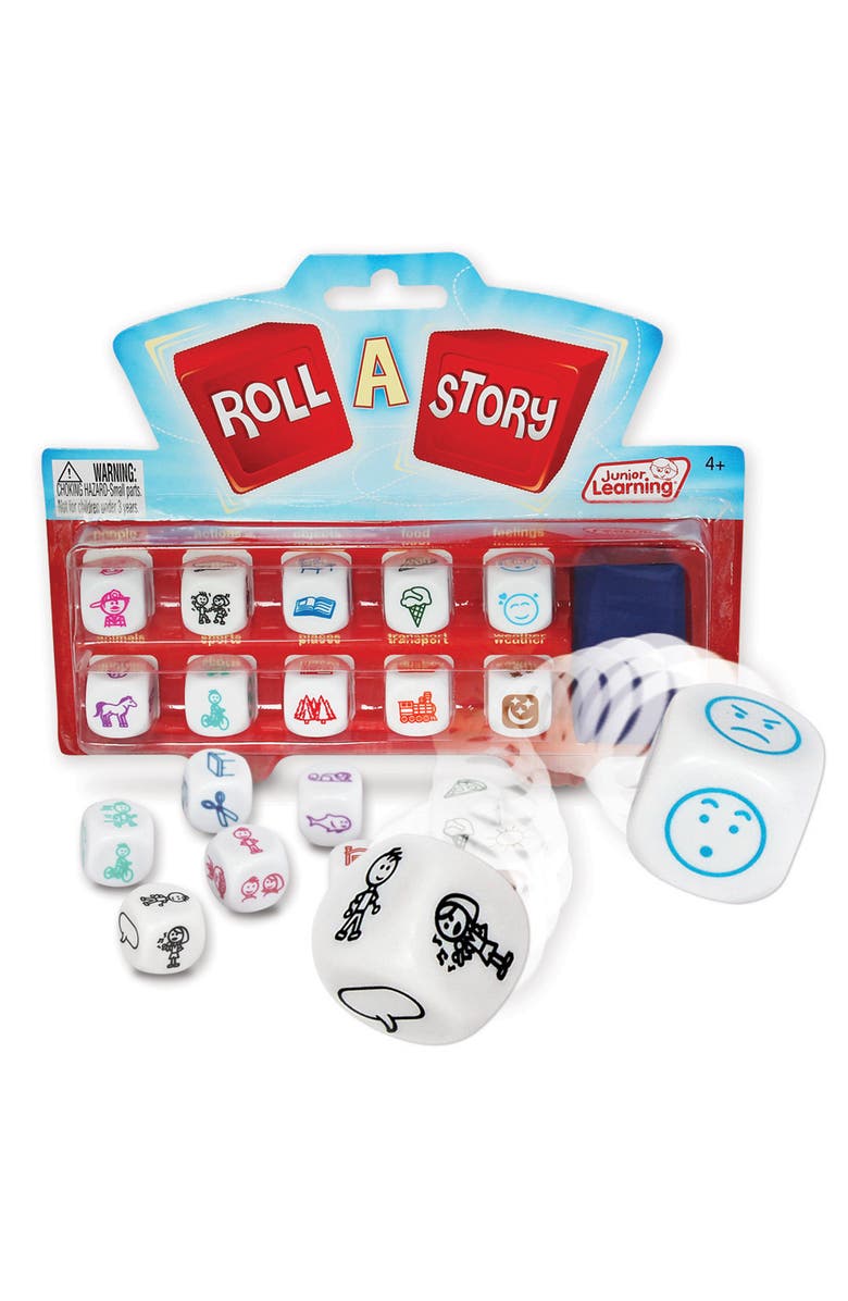 Junior Learning Roll A Story Game, Main, color, Multicolored
