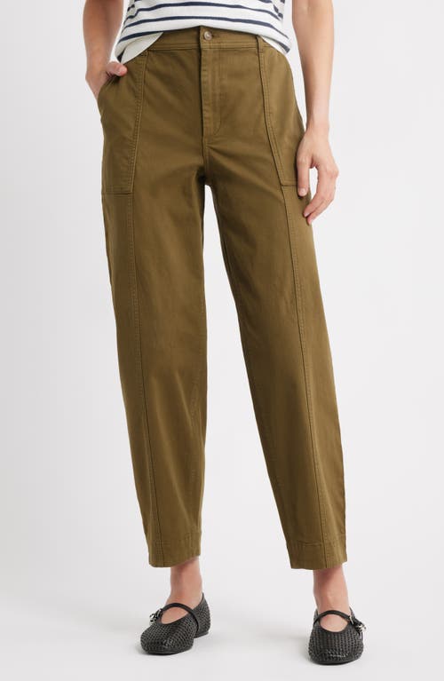 Caslonr Caslon(r) Cotton Twill Utility Pants In Green