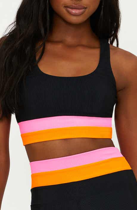 Mackenzine Colorblock Sports Bra