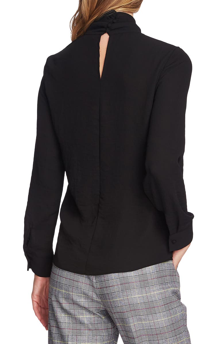 Vince Camuto Tie Neck Ruffle Top, Alternate, color, 