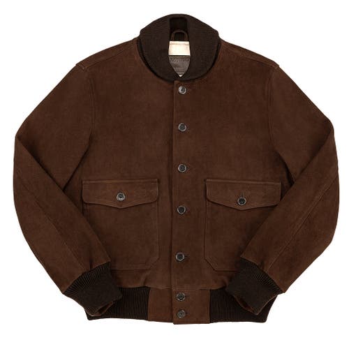 Last Wolf Voyageurs Bomber Jacket In Brown