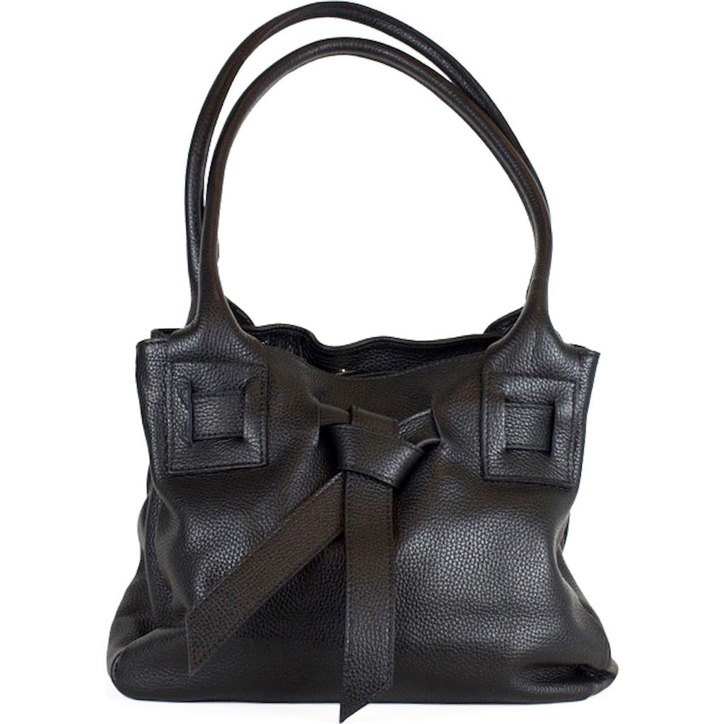 Persaman New York Lucy Small Shoulder Tote In Black