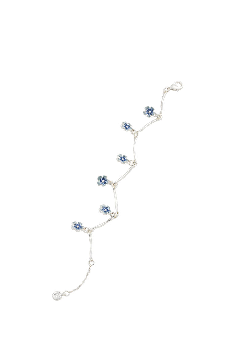 Forget-Me-Not Bracelet Silver, Alternate, color, Blue & Silver