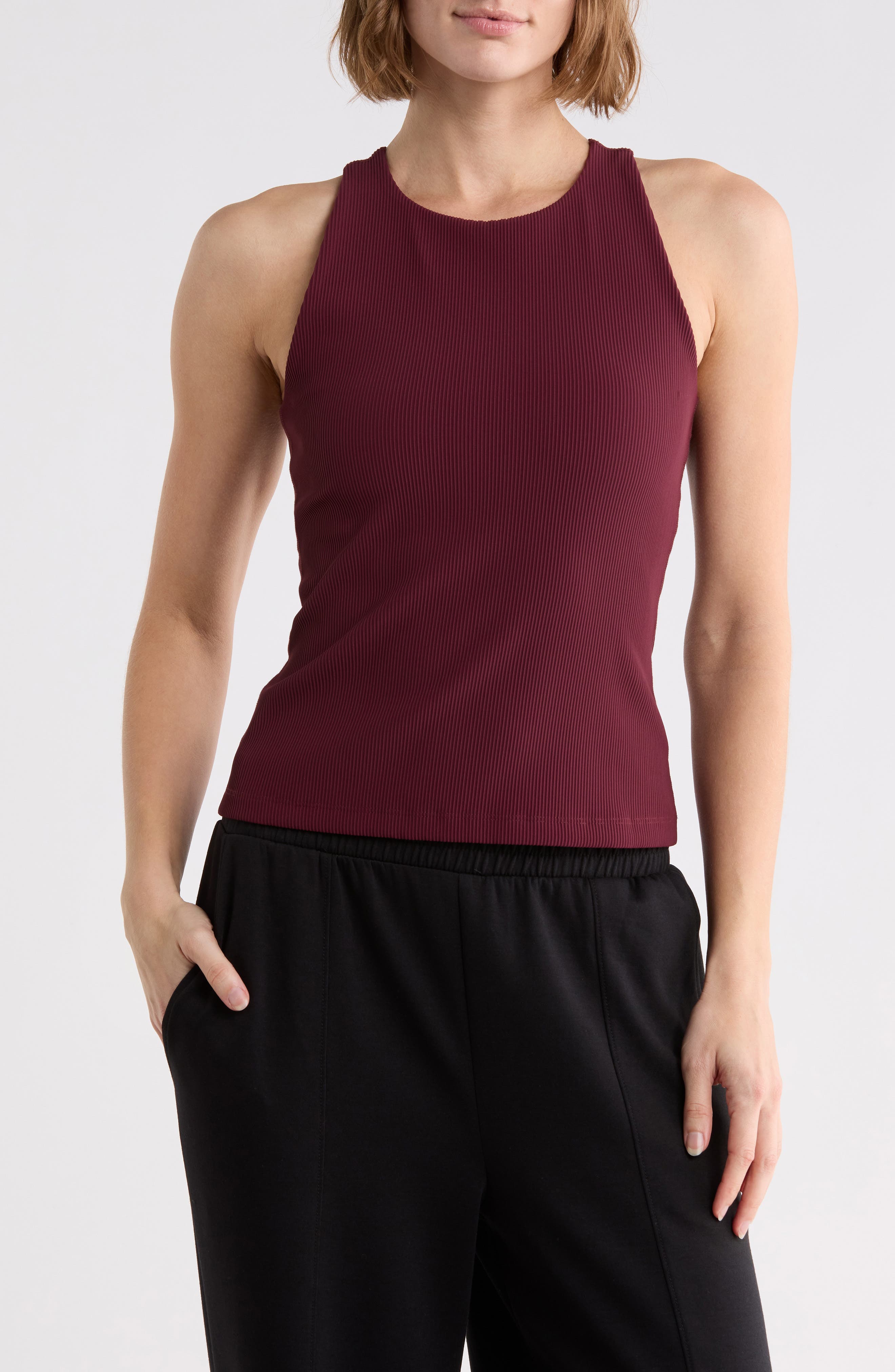 Refocus Rib Racerback Tank