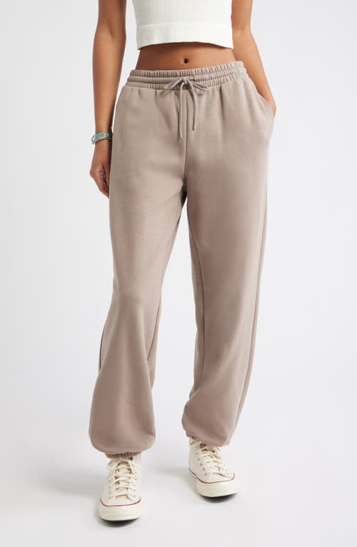 Bp. Oversize Fleece Joggers In Gold