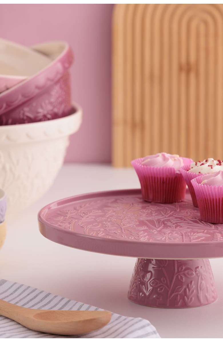 MASON CASH In the Meadow Cake Stand, Alternate, color, Purple