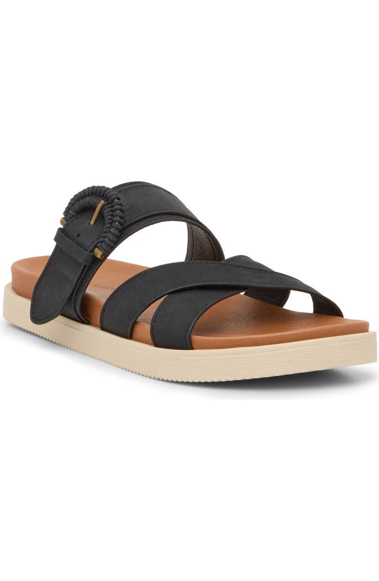 Lucky Brand Morissa Leather Slide Sandal, Main, color,
