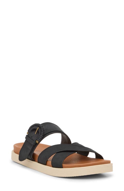 Morissa Leather Slide Sandal (Women)