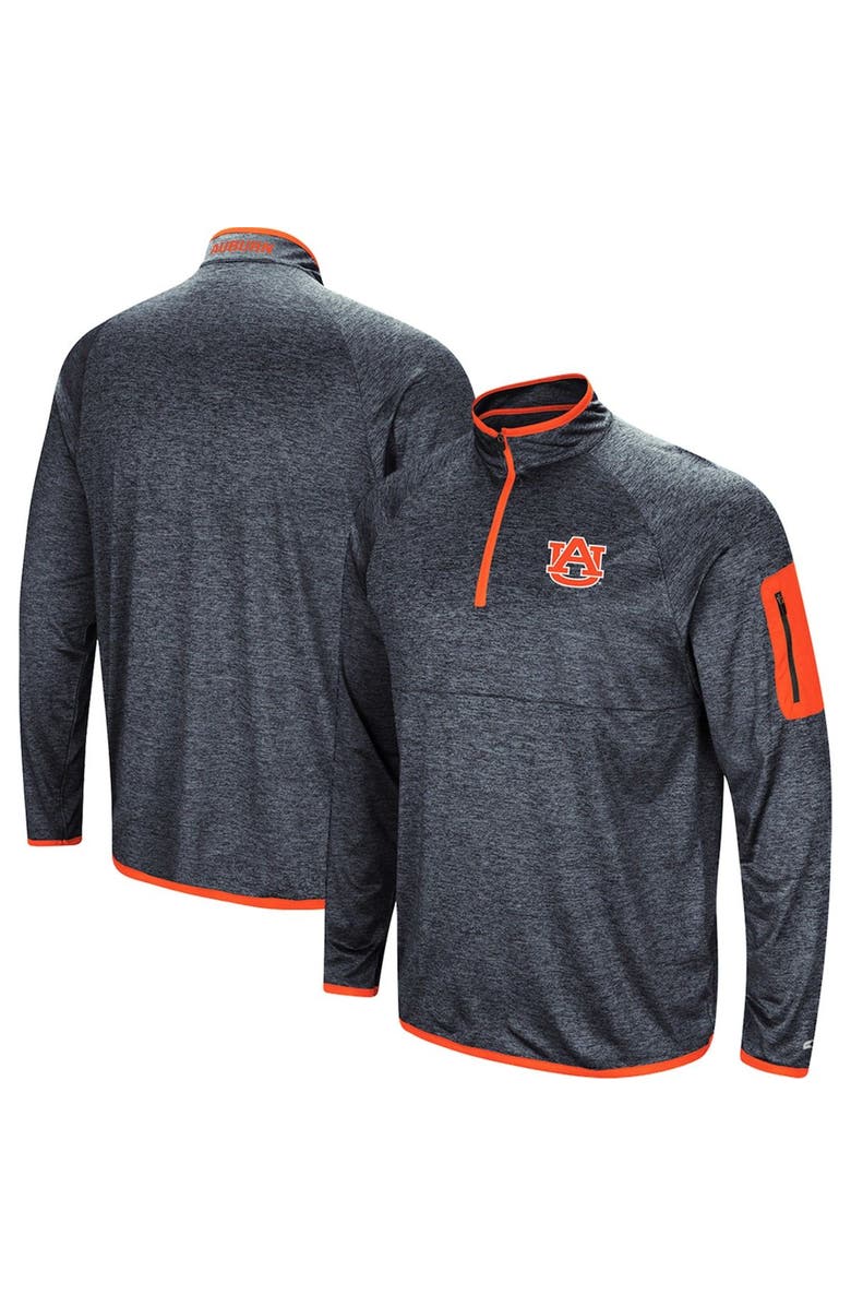 COLOSSEUM Men's Colosseum Navy Auburn Tigers Amnesia Lightweight Quarter-Zip Pullover, Alternate, color, Navy