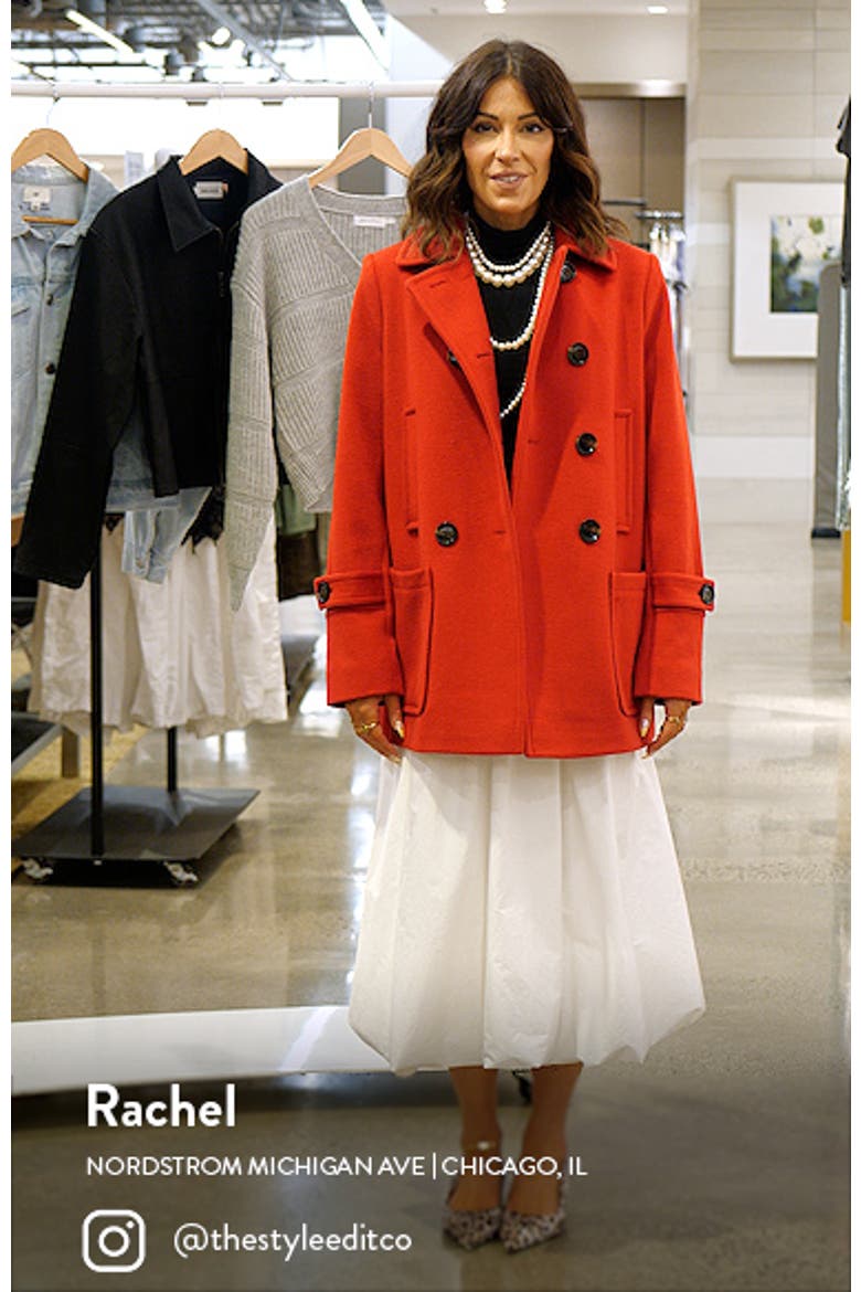Wool Blend Peacoat video