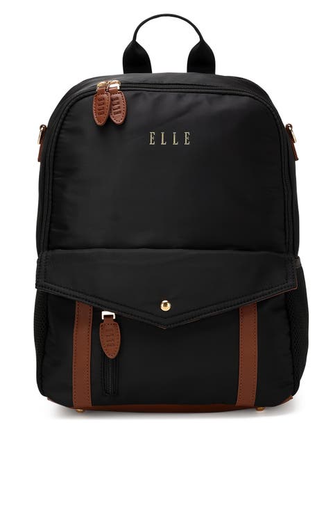 Luxe Journey 18L Twill and Vegan Leather Backpack