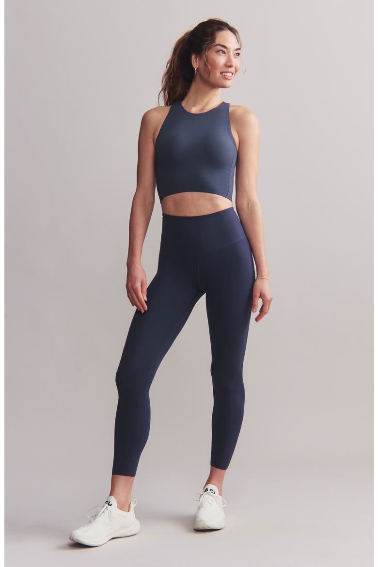 Revive Longline Bra, Alternate, color, NAVY BLUE