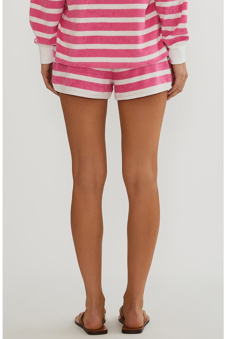 Fia Misty Stripe Terry Shorts, Alternate, color, MISTY STRIPE