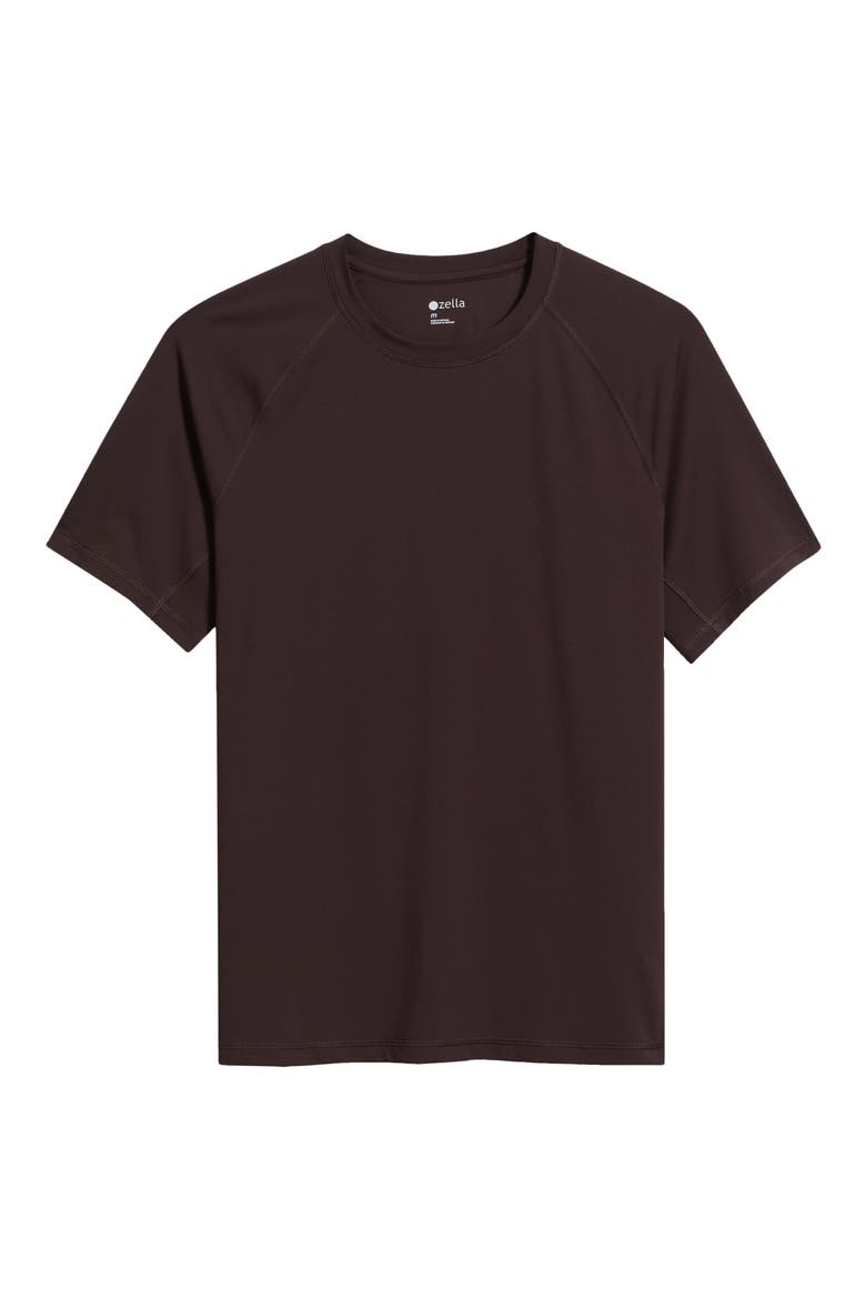 Endurance Performance T-Shirt, Alternate, color, BROWN PLUM