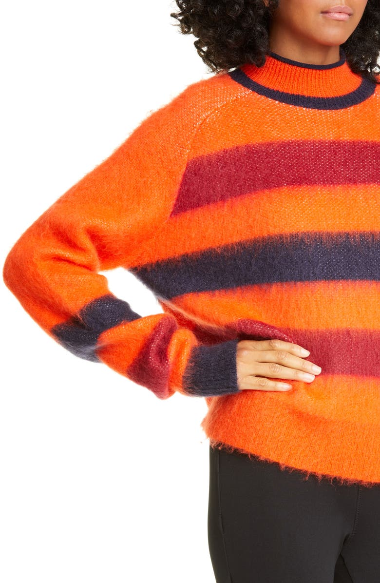 Proenza Schouler White Label Stripe Sweater, Alternate, color, 