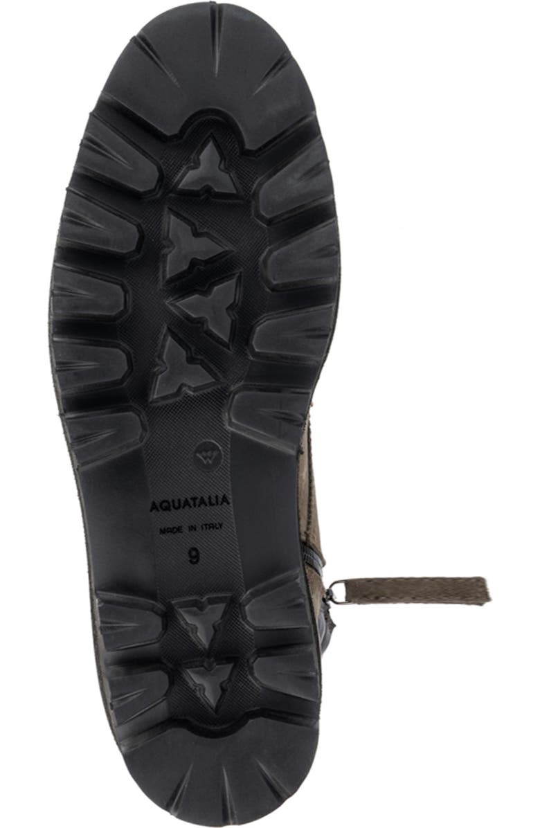 Aquatalia Fortino Water Repellent Boot, Alternate, color, Flint/ Dark Brown