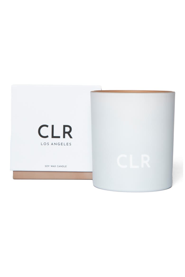 Beige Soy Wax Candle, Main, color, BEIGE