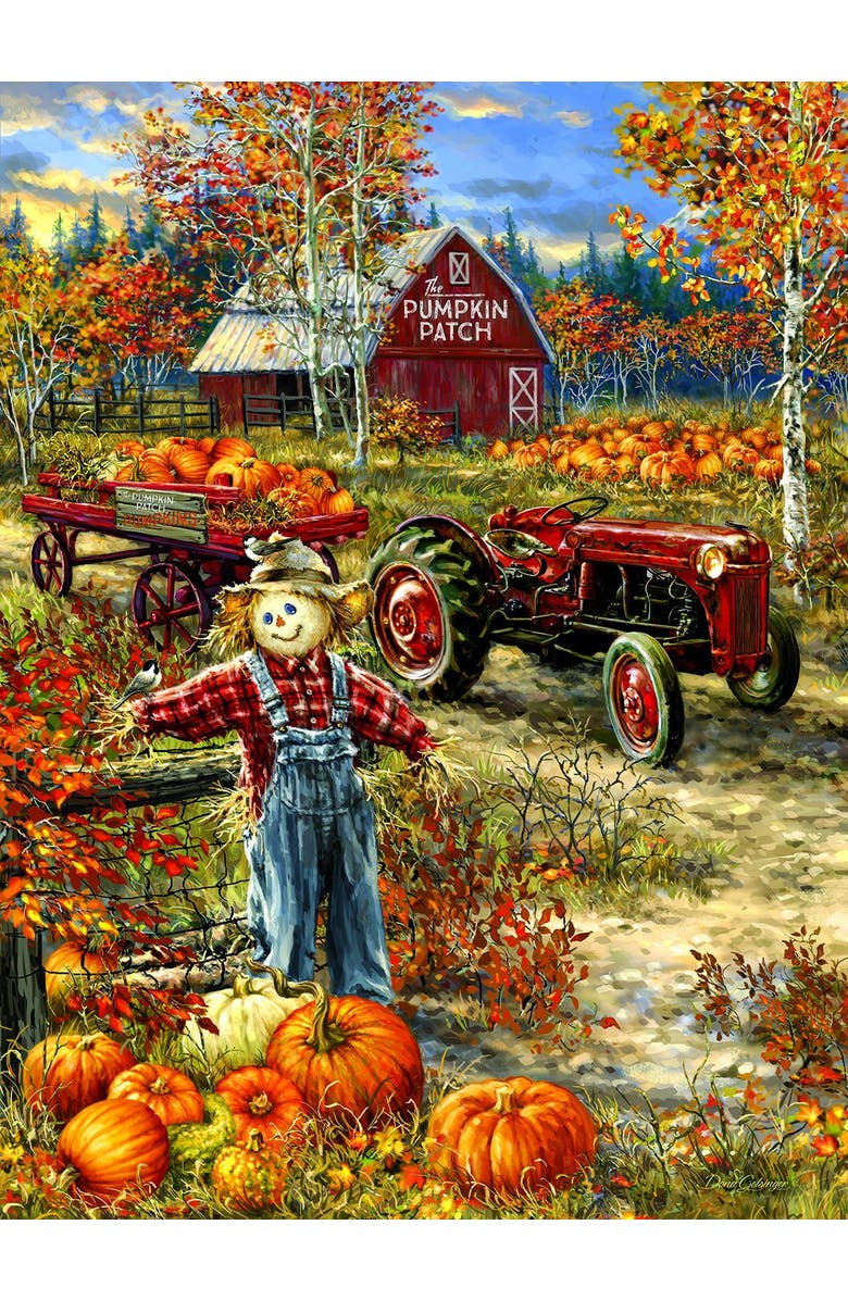 Sunsout The Pumpkin Patch Farm 1000 piece Jigsaw Puzzle for Adults, Alternate, color, Multicolor