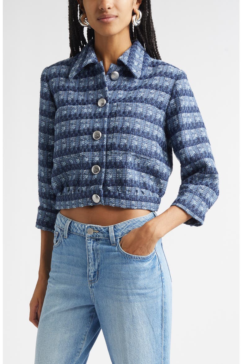 Jia Crop Tweed Jacket (Women) | Nordstrom