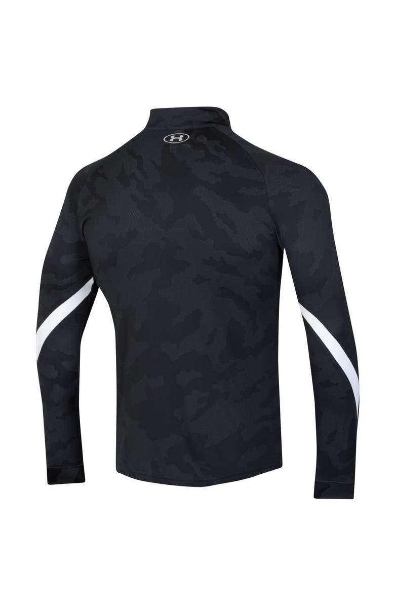 Under Armour Men's Under Armour Black Maryland Terrapins Game Day Camo Raglan Quarter-Zip Top, Alternate, color, Black