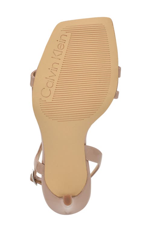 Calvin Klein Tansley Slingback Sandal In Brown