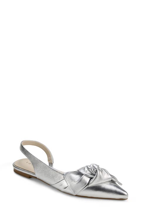 Violet Half d'Orsay Pointed Toe Slingback Flat (Women)