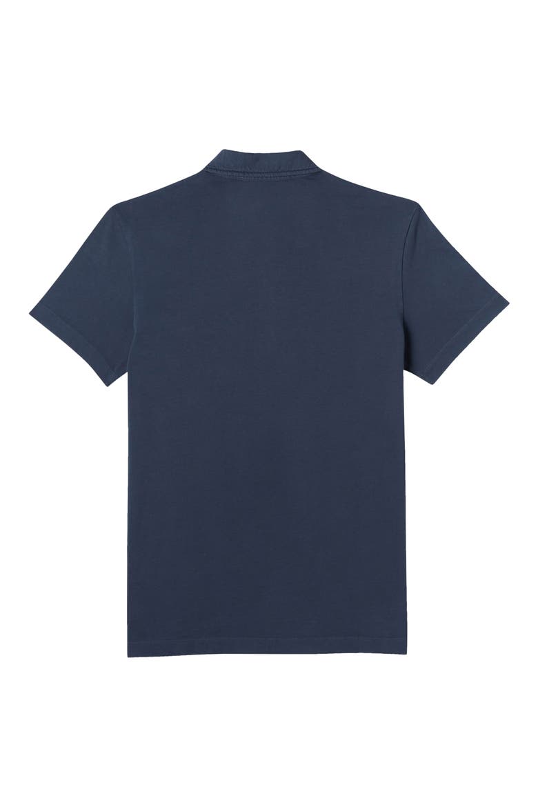 Pensacola Slim Fit Organic Cotton Pocket Polo, Alternate, color, NAVY