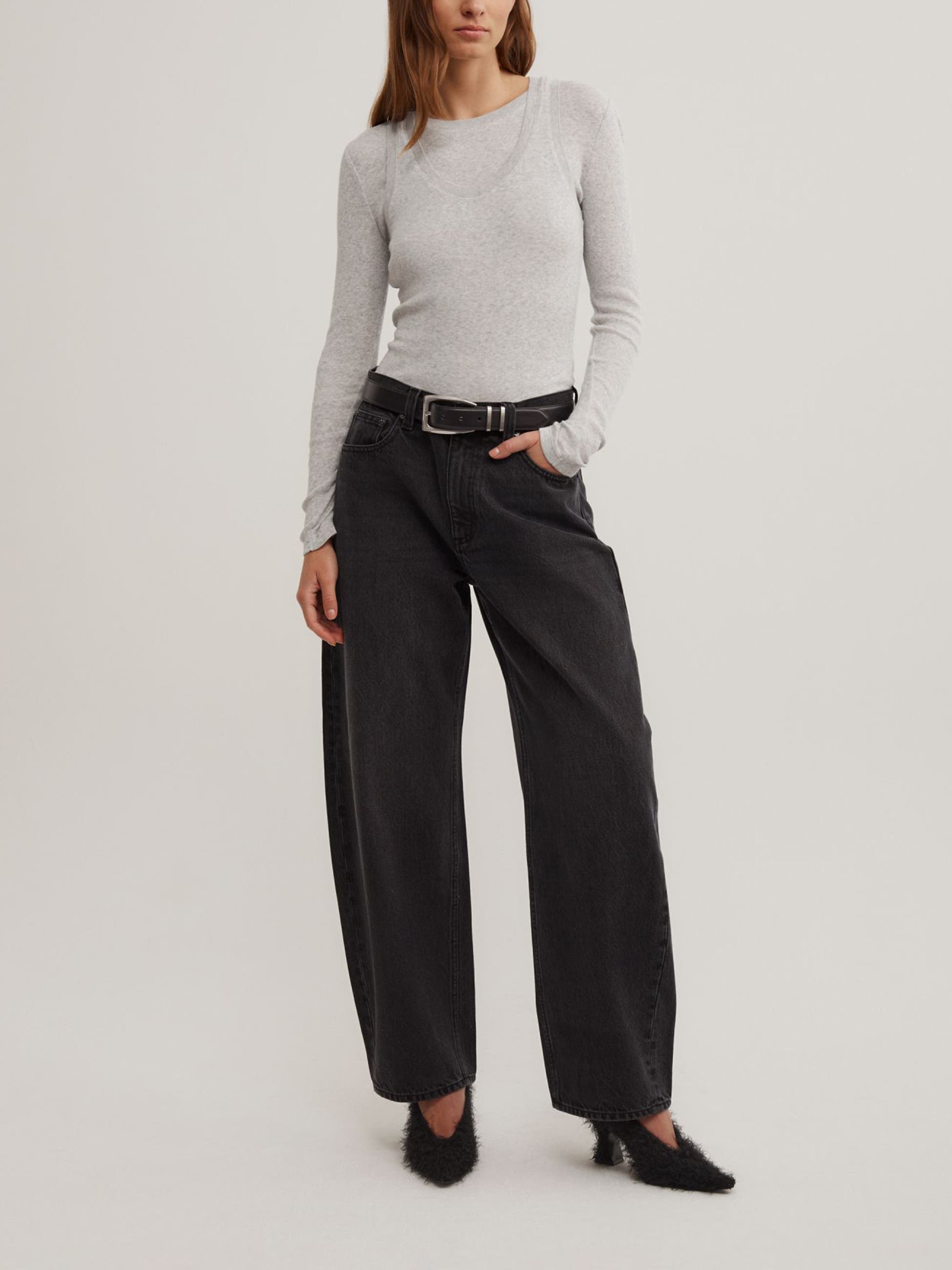 Witchery Long Sleeve Overlay Top (Women) | Nordstrom