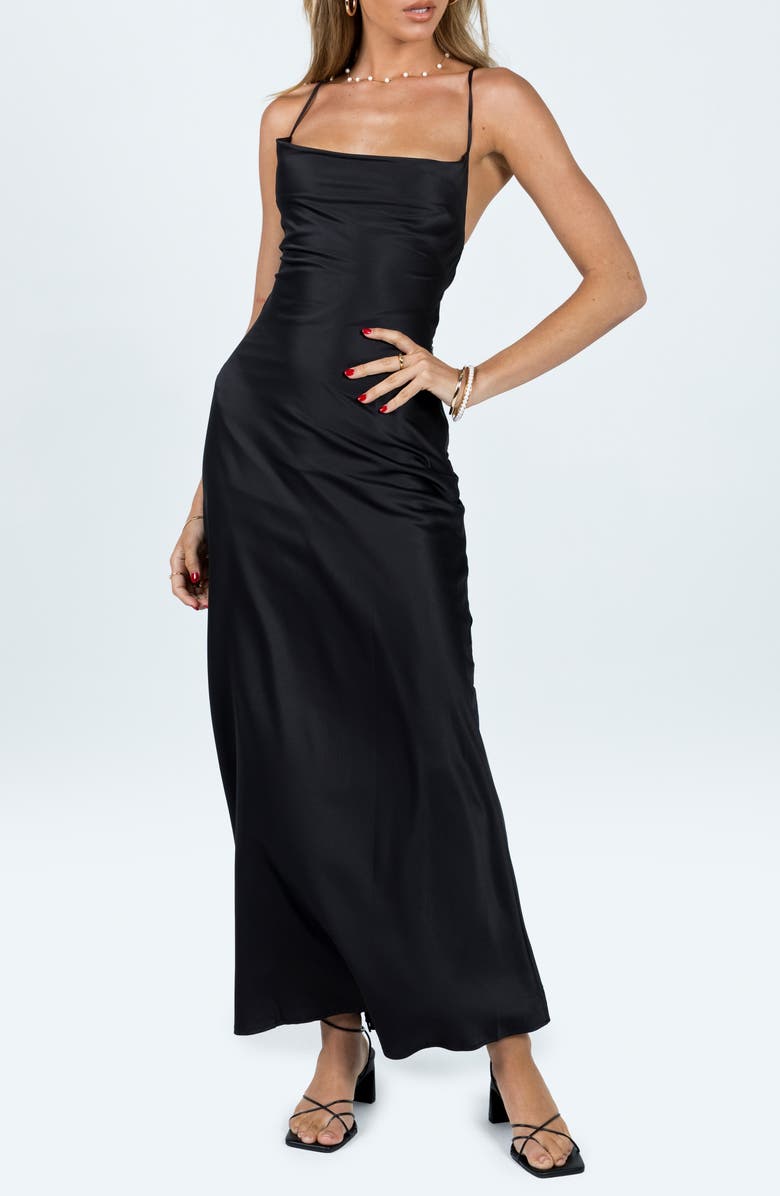 Princess Polly Celena Satin Maxi Dress, Main, color,