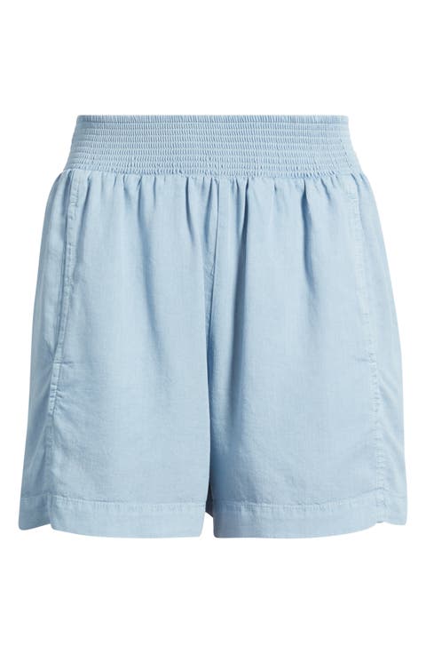 Smocked Waist Shorts