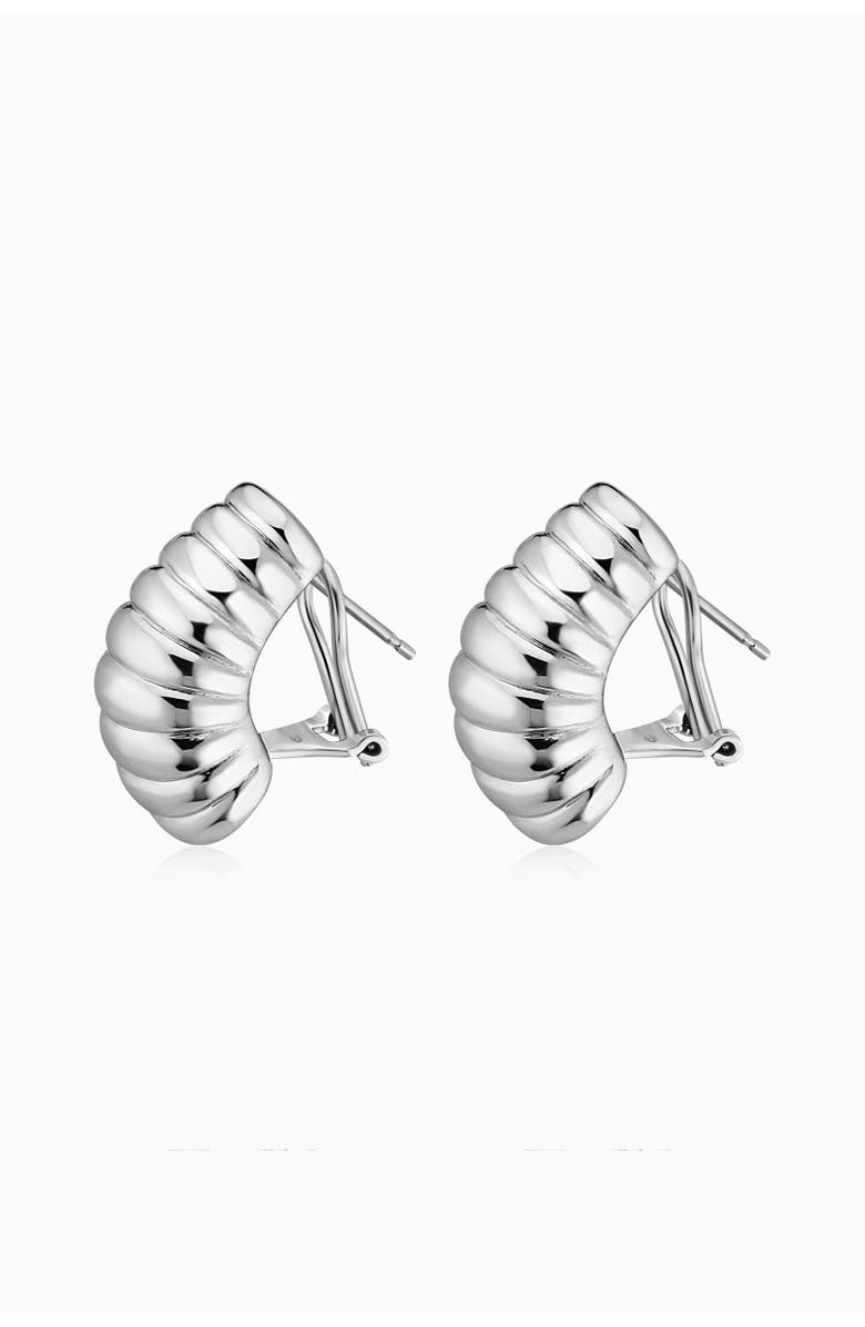 Oradina Lady Finger Drop Earrings in Sterling Silver, Alternate, color, Silver