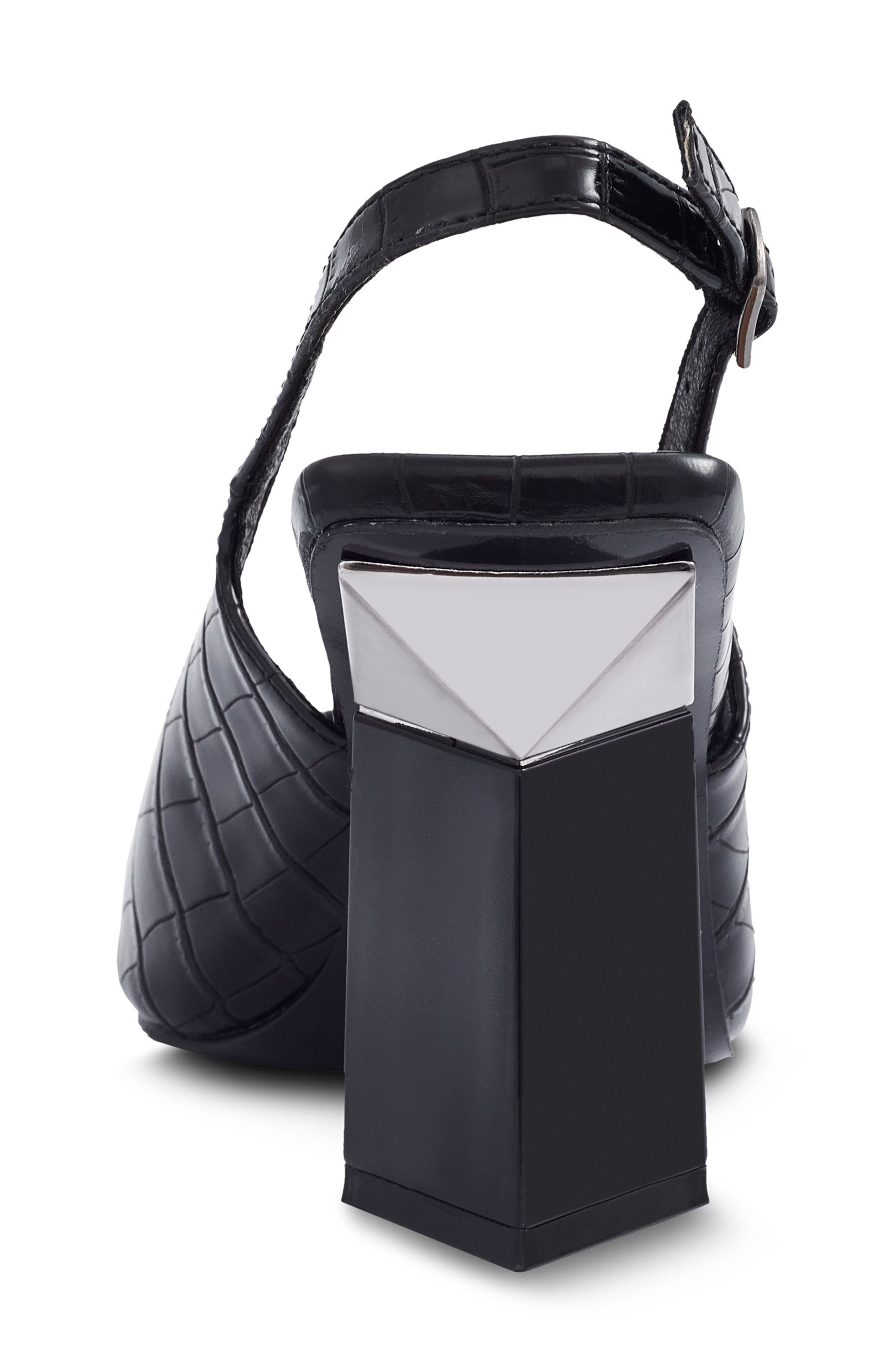 NINETY UNION Jane Cap Toe Slingback Pump, Alternate, color, Black