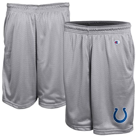 Men's Champion Gray Indianapolis Colts Classic Mesh Shorts