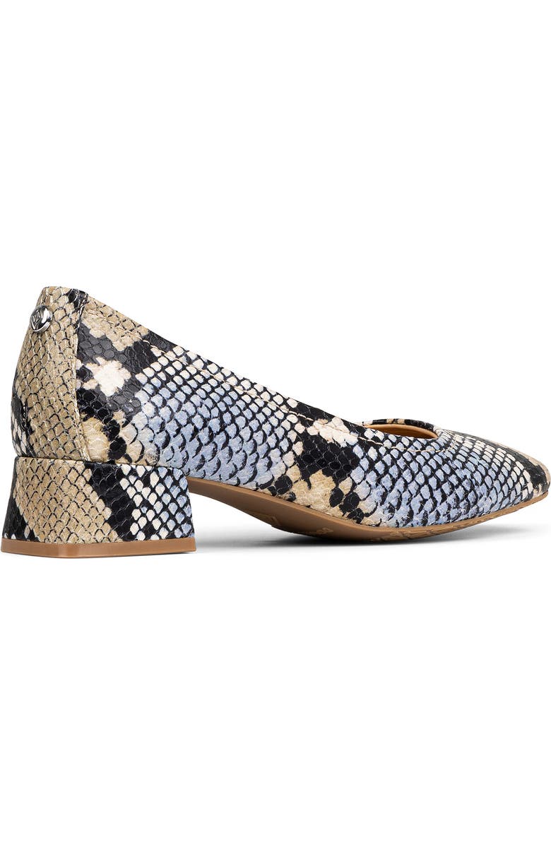 Donald Pliner Snakeskin Print Mid Heel Pump, Alternate, color,