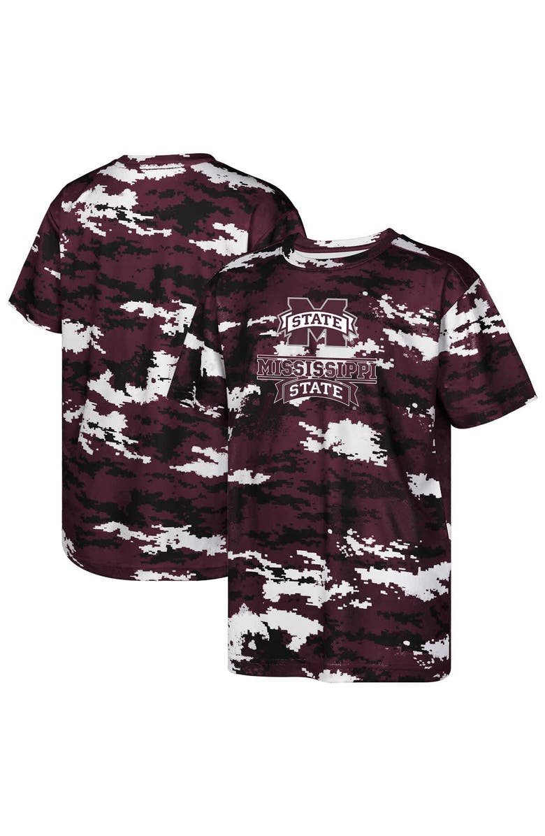 Outerstuff Youth Outerstuff Maroon Mississippi State Bulldogs Scrimmage T-Shirt, Main, color, Maroon