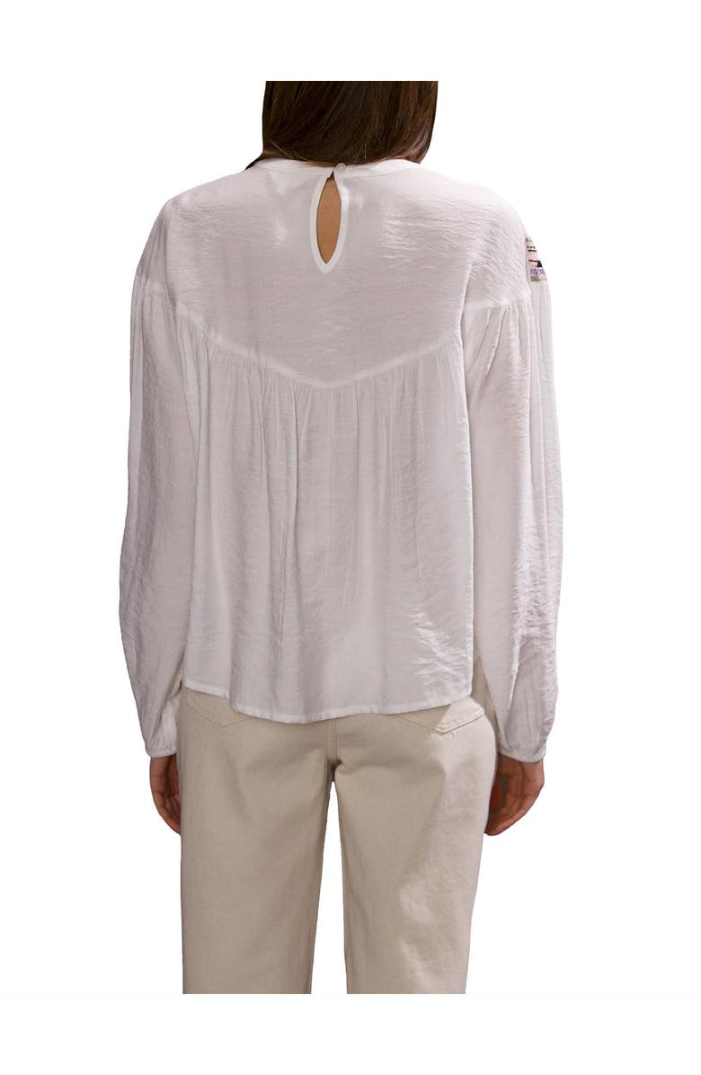 Ro&Zo Embroidered Detail Blouse, Alternate, color,