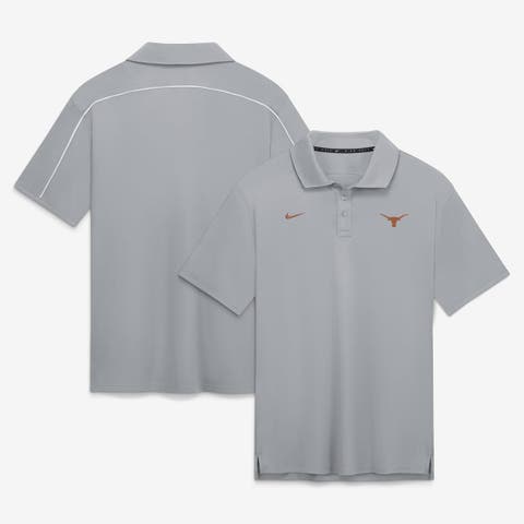 Men's Nike Gray Texas Longhorns Par Dri-FIT Polo