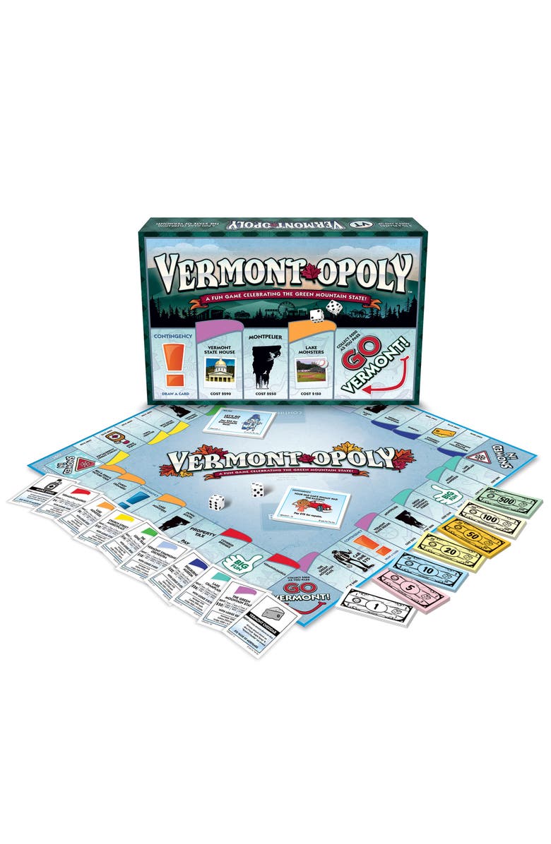 Late for the Sky Vermontopoly Monopoly Board Game, Alternate, color, 