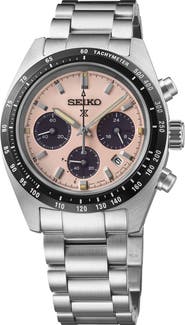 SEIKO WATCHES Prospex Speedtimer Solar Chronograph Bracelet Watch, 39mm
