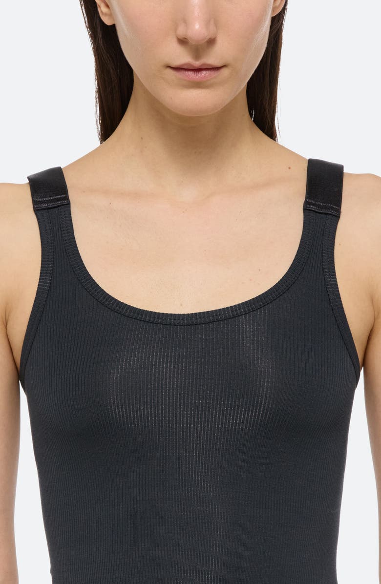 Helmut Lang Scoop Neck Rib Tank, Alternate, color, 