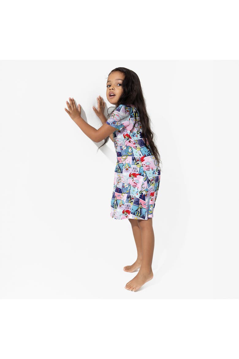 Kids' Justice League Heroines Short Sleeve Dress, Alternate, color, Justice Heroines