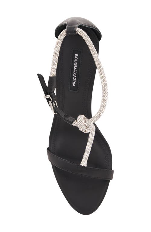 Bcbg Max Azria Trinnia T-strap Sandal In Black