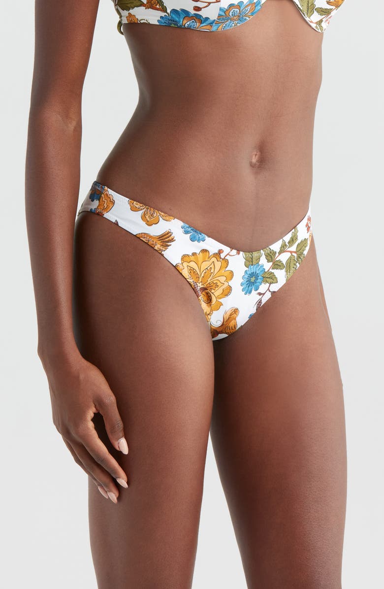 FARM Rio Garden Scarf Bikini Bottoms, Alternate, color,