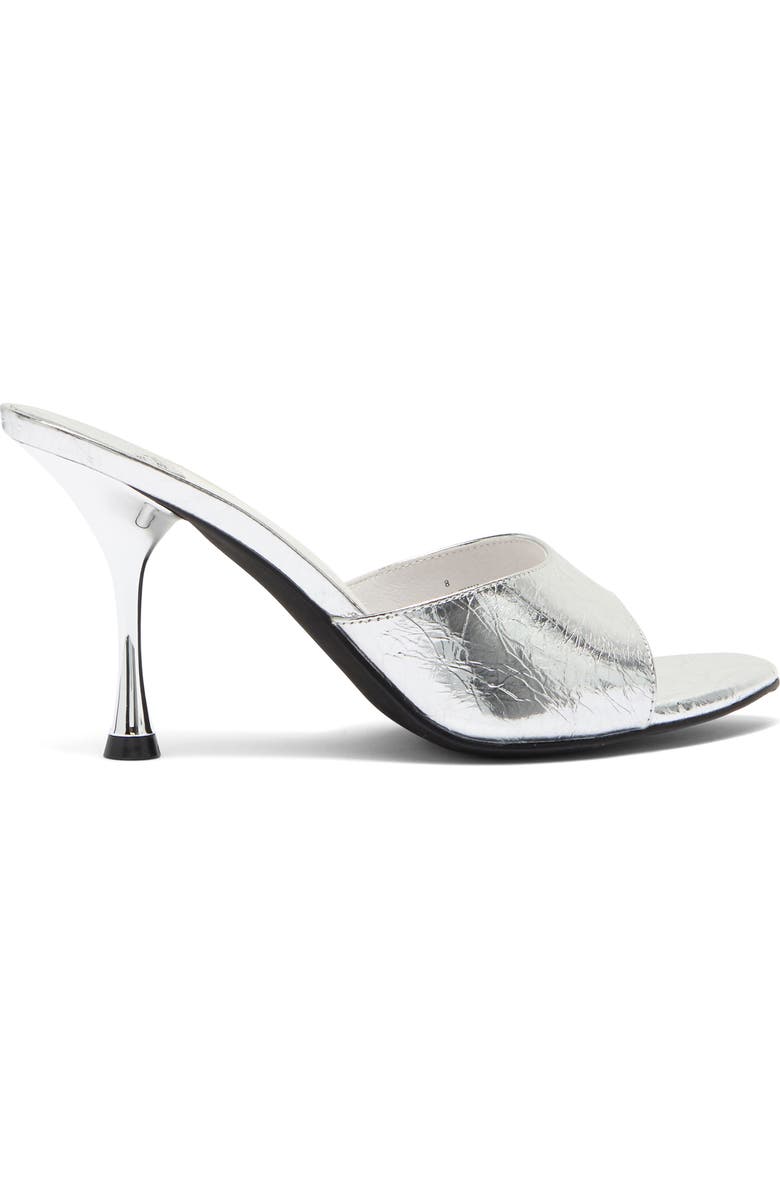 Jeffrey Campbell Agent Slide Sandal, Alternate, color, Silver Metallic
