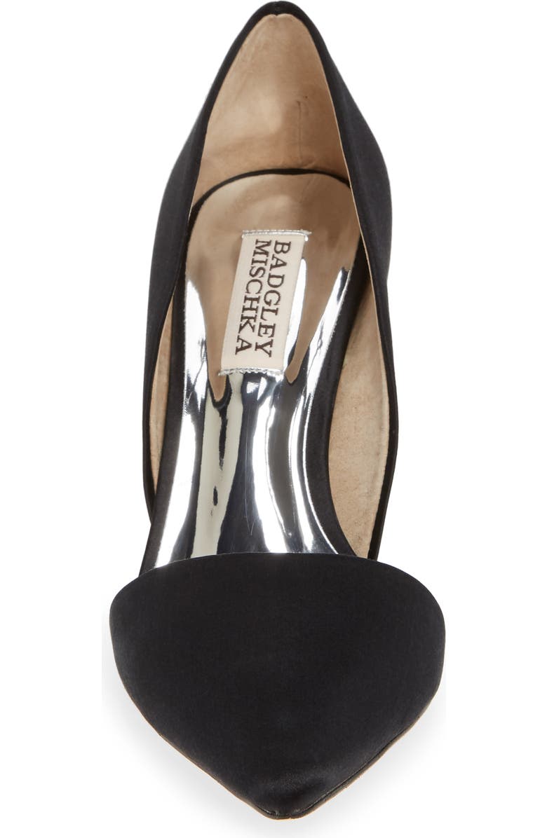 Badgley Mischka Collection Badgley Mischka Emily Crystal Heel Pointed Toe Pump, Alternate, color,