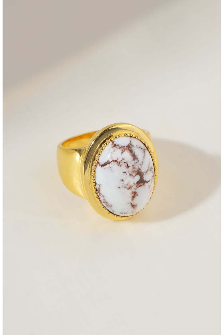 Wild Horse Turquoise Ring, Alternate, color, WHITE