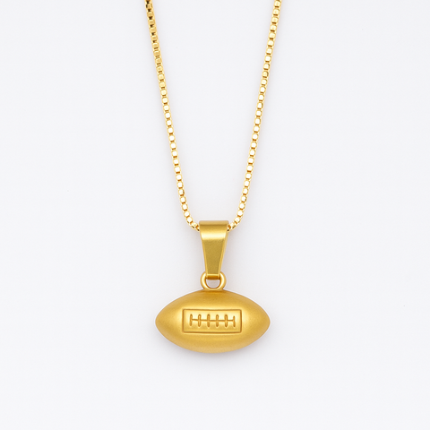 Game Day Football Necklace