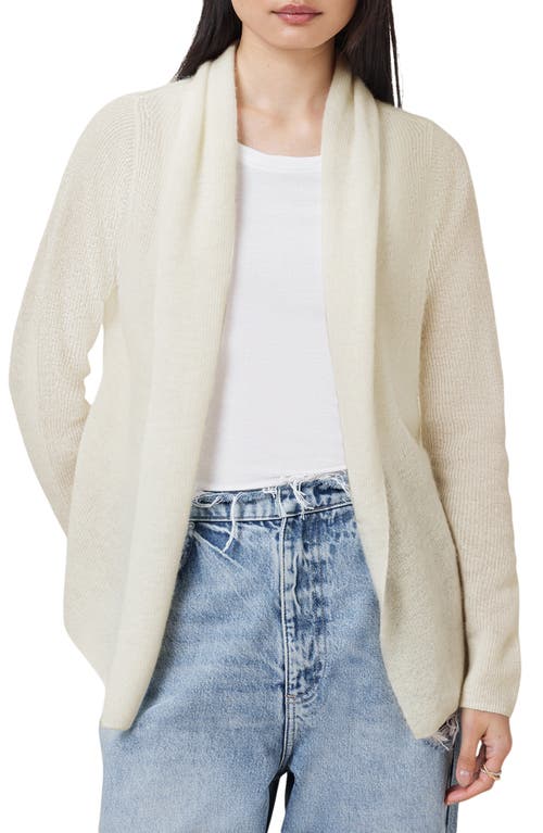 Allsaints Laina Knitted Cardigan In Metallic