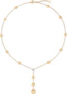 Marco Bicego 18K Yellow Gold Lariat Necklace with Diamonds